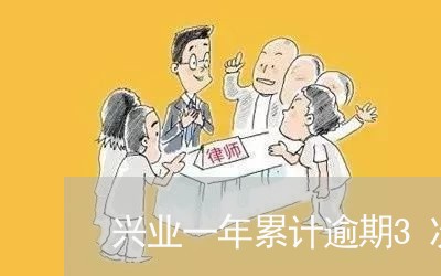 兴业一年累计逾期3次/2023032085160