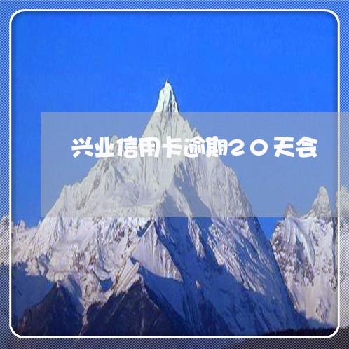 兴业信用卡逾期20天会