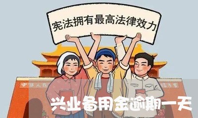 兴业备用金逾期一天/2023102404936