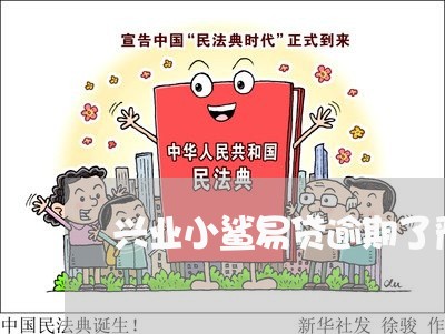 兴业小鲨易贷逾期了严重吗 兴业小鲨易贷逾期了严重吗