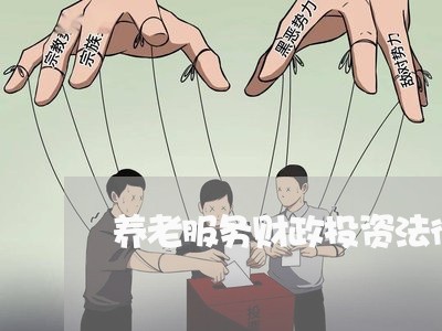 养老服务财政投资法律顾问/2023061768381 养老服务财政投资法律顾问/2023061768381