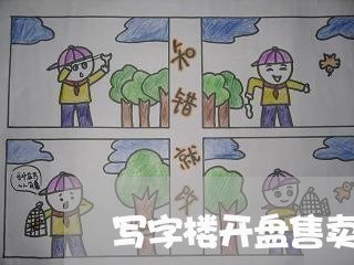 写字楼开盘售卖合同怎么写/2023042286049