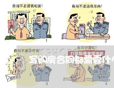 写购房合同都需要什么证件/2023041625028