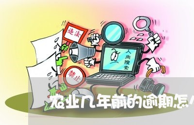 农业几年前的逾期怎么还/2023040116158