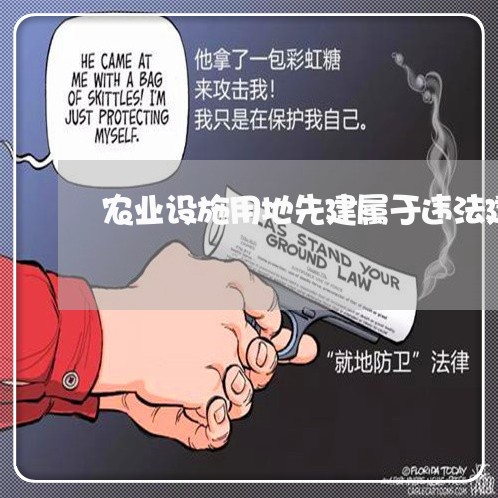农业设施用地先建属于违法建筑吗