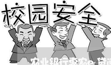 农业银行惠农e贷逾期怎么办