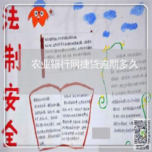 农业银行网捷贷逾期多久/2023022771693