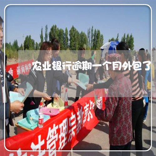 农业银行逾期一个月外包了 农业银行逾期一个月外包了