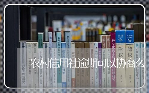 农村信用社逾期可以协商么/2023011865927