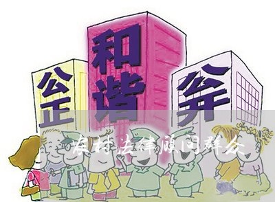 农村法律顾问群众