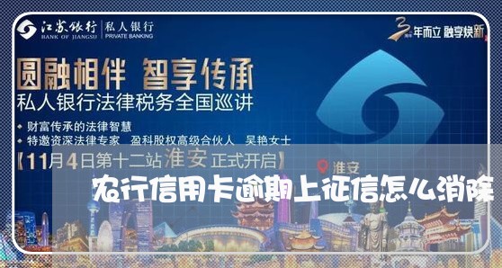 农行信用卡逾期上征信怎么消除