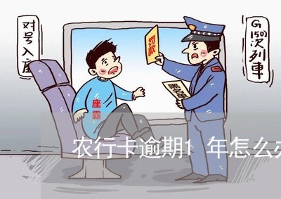 农行卡逾期1年怎么办