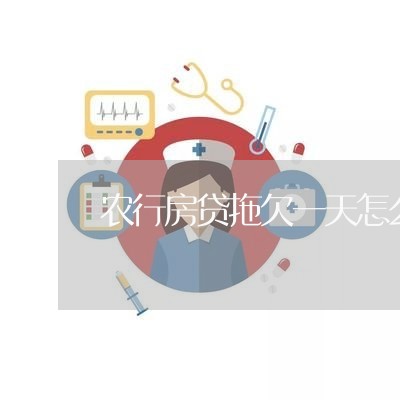 农行房贷拖欠一天怎么办/2023042050381