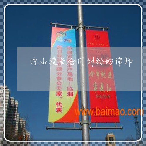 凉山擅长合同纠纷的律师