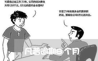 凡普逾期8个月
