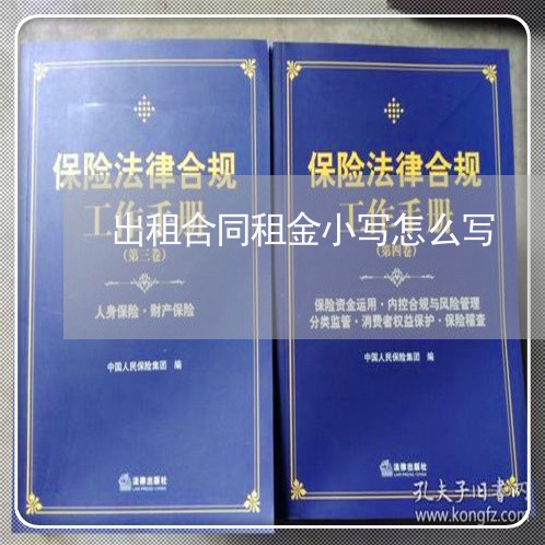 出租合同租金小写怎么写/2023022603848 出租合同租金小写怎么写/2023022603848