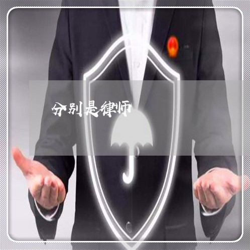 分别是律师