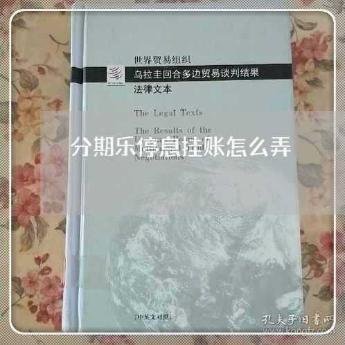 分期乐停息挂账怎么弄/2023020853633