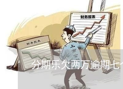 分期乐欠两万逾期七个月/2023061828390