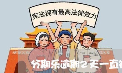 分期乐逾期2天一直被催/2023061941380