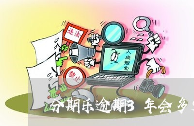 分期乐逾期3年会多少利息/2023060791618