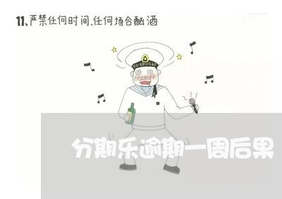 分期乐逾期一周后果/2023020568248