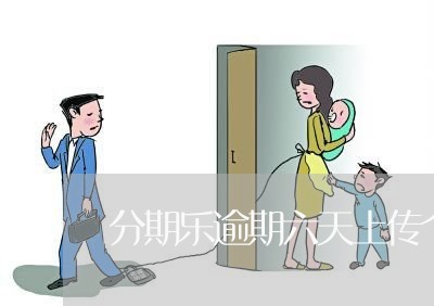 分期乐逾期六天上传个人征信报告/2023011675269