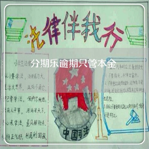 分期乐逾期只管本金/2023020515949