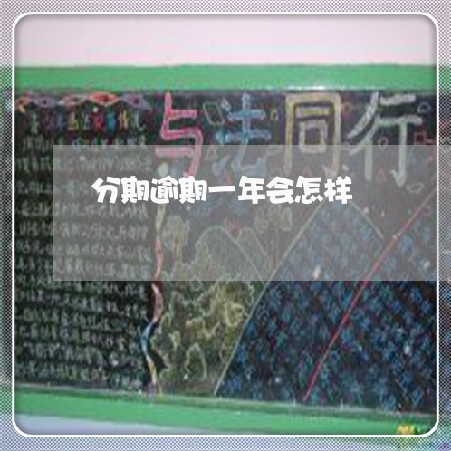 分期逾期一年会怎样 分期逾期一年会怎样