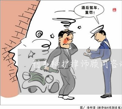 刑事辩护律师顾问咨询/2023042405039