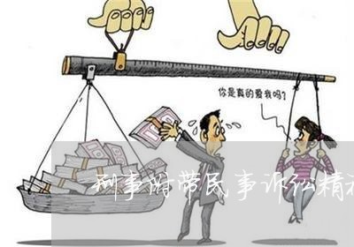 刑事附带民事诉讼精神赔偿