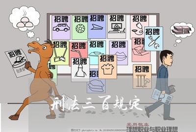 刑法三百规定