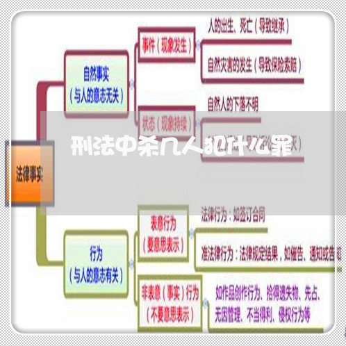 刑法中杀几人犯什么罪