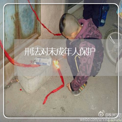 刑法对未成年人保护 刑法对未成年人保护