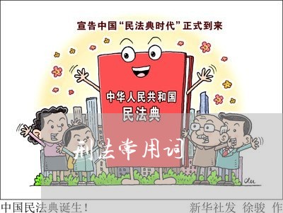 刑法常用词