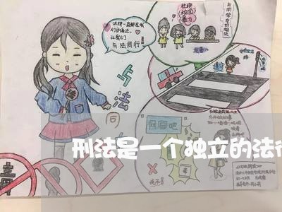刑法是一个独立的法律部门 刑法是一个独立的法律部门