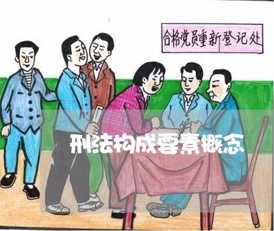 刑法构成要素概念