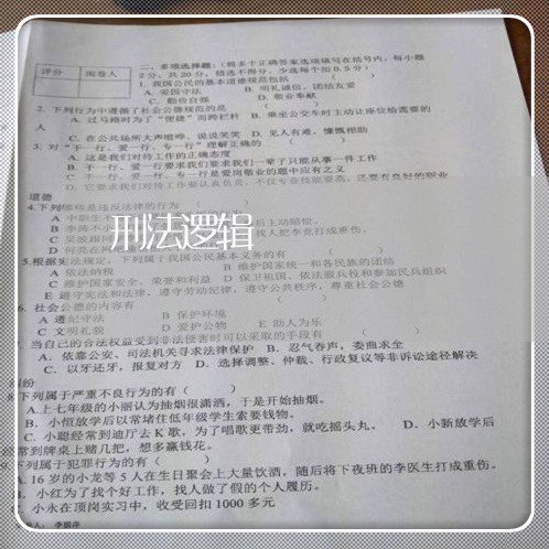 刑法逻辑 刑法逻辑