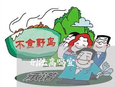 刑法高鸣宣
