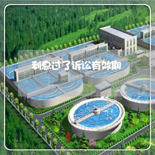利息过了诉讼有效期 利息过了诉讼有效期