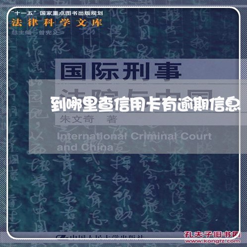 到哪里查信用卡有逾期信息/2023032529068