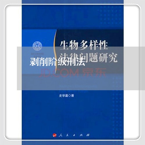 剥削阶级刑法 剥削阶级刑法