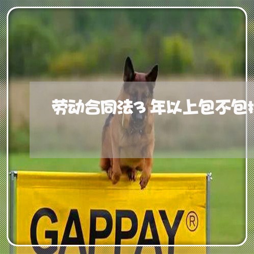 劳动合同法3年以上包不包括