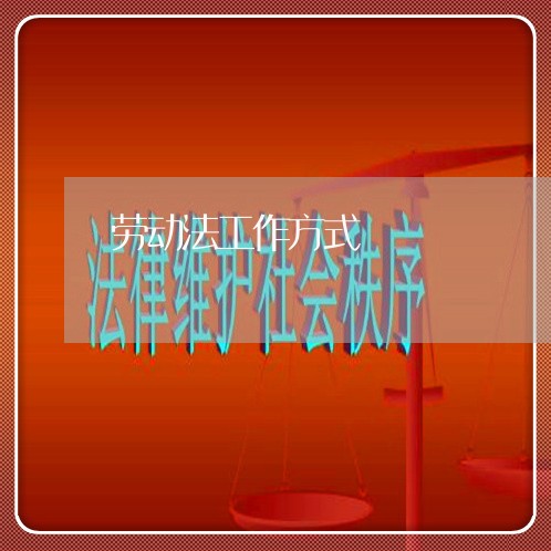 劳动法工作方式