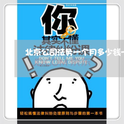 北京公司法务一个月多少钱一天 北京公司法务一个月多少钱一天