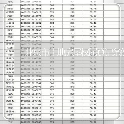 北京市土地房屋权属登记条例2004/2023031752714