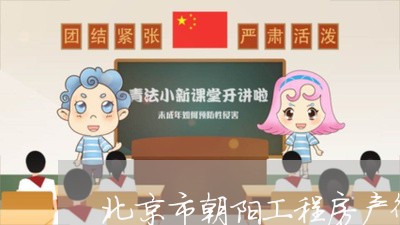 北京市朝阳工程房产律师收费