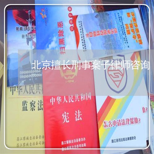 北京擅长刑事案子律师咨询/2023061061582