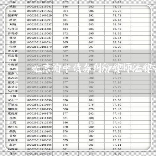 北京渝中债务纠纷律师法律咨询/2023031716371