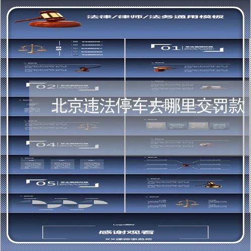 北京违法停车去哪里交罚款 北京违法停车去哪里交罚款